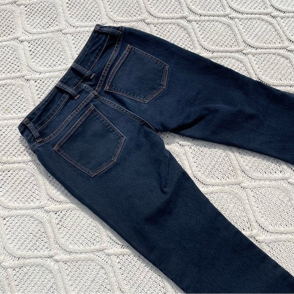 [25] Banana Republic Women’s Low Rise Dark Wash Denim Flare Leg Blue Jean - Picture 7 of 9